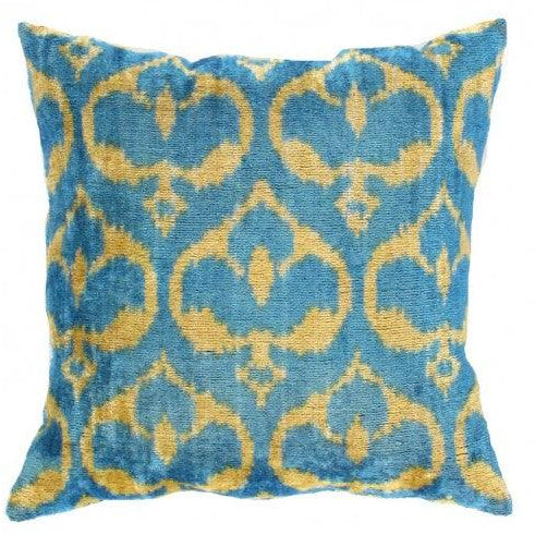 Canvello Handmade Decorative Ikat Pillow - 20" X 20"
