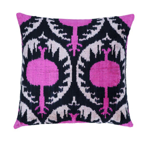 Canvello Handmade Floral Pink Throw Pillows - 16x16 inch