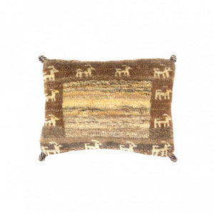 Canvello Handmade Gabbeh Lori Pillow - 12" X 12"