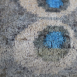 Canvello Handmade Gray Blue Velvet Throw Pillows - 16X24 in