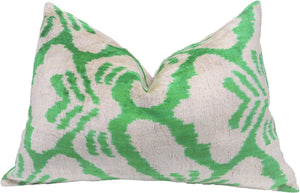 Canvello Handmade Green Velvet Throw Pillows - 16x24