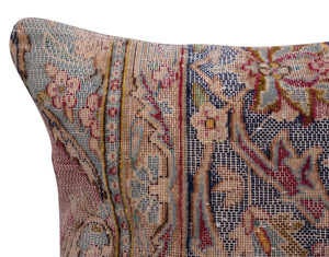 Canvello Handmade Kerman Silkroad Rug Pillows - 18"x18"