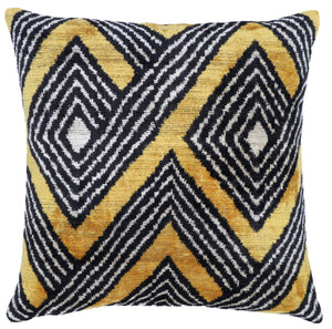 Canvello Handmade Luxury Black Lumbar Pillow | 16x16