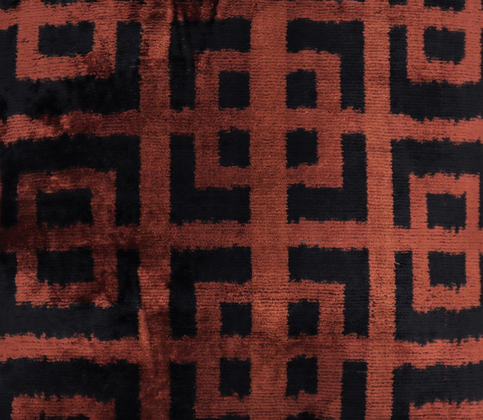 Canvello Handmade Luxury Brown Velvet Throw Pillow - 20x20