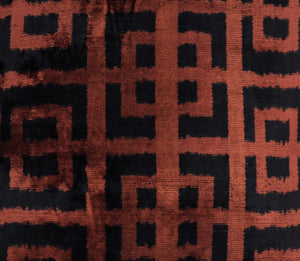 Canvello Handmade Luxury Brown Velvet Throw Pillow - 20x20