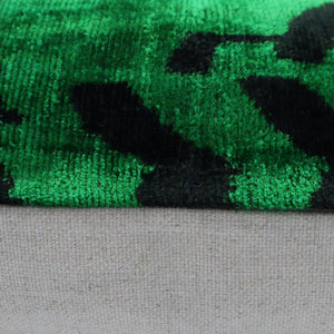Canvello Handmade Luxury Dark Green Pillow for Couch | 16 x 24 in (40 x 60 cm)