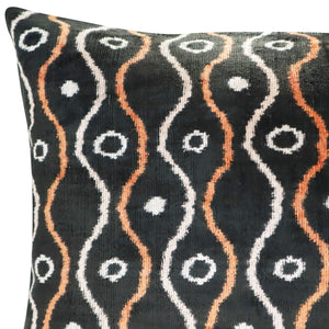 Canvello Handmade Luxury Gold Black Pillow with Down Insert - 16x24 in