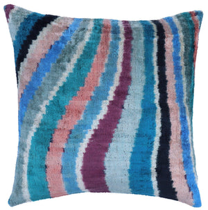Canvello Handmade Luxury Rainbow Pillow with Down Insert