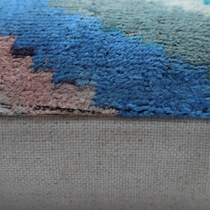 Canvello Handmade Luxury Rainbow Pillow with Down Insert