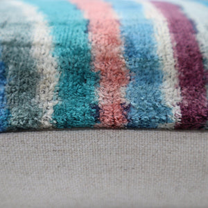 Canvello Handmade Multi Color Rainbow Pillow - 16x24