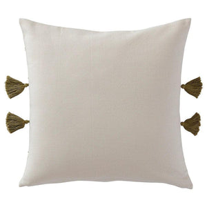 Canvello Handmade Off White Throw Pillows | 20 x20 in