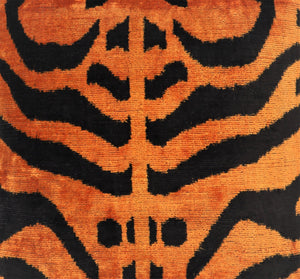 Canvello Handmade Orange Throw Pillow - 16x16 in