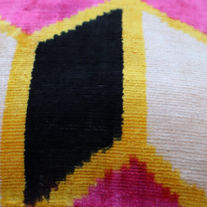 Canvello Handmade Pink Velvet Throw Pillows - 16x16 inch