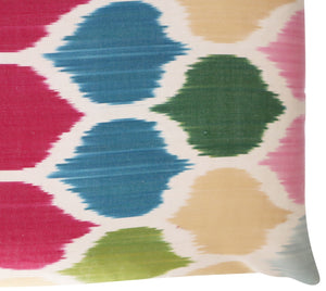 Canvello Handmade Silk Decorative Throw Pillow with Down Filled Insert