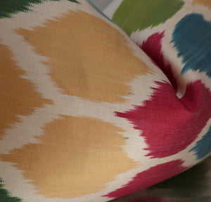 Canvello Handmade Silk Decorative Throw Pillow with Down Filled Insert