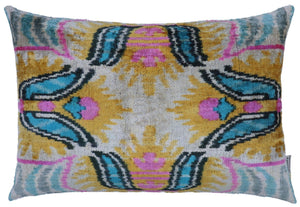 Canvello Handmade Soft Velvet Silk Cushion with Down Insert - 16x24