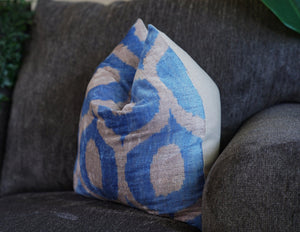 Canvello Handmade Throw Blue Pillows For Couch | 20 x 20 in (50 x 50 cm)