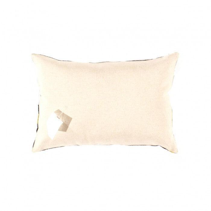 Canvello Handmade Turkish Silk Velvet Ikat pillow - 16"x24"