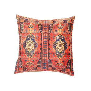 Canvello Heriz Design Velvet Pillow - 16' X 16'