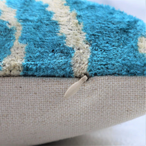 Canvello Luxury Blue Throw Pillows For Couch - 16x16 inch