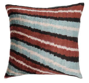 Canvello Luxury Decorative Brown Gray Throw Pillows | 16 x 16 in (40 x 40 cm)