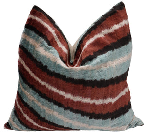 Canvello Luxury Decorative Brown Gray Throw Pillows | 16 x 16 in (40 x 40 cm)