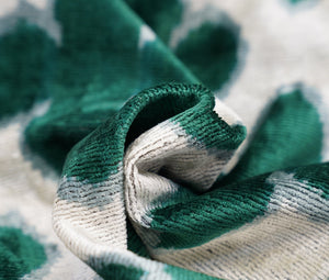 Canvello Luxury Leaf Green Carbon Grey Pillow for Couch | 16 x 24 in (40 x 60 cm)