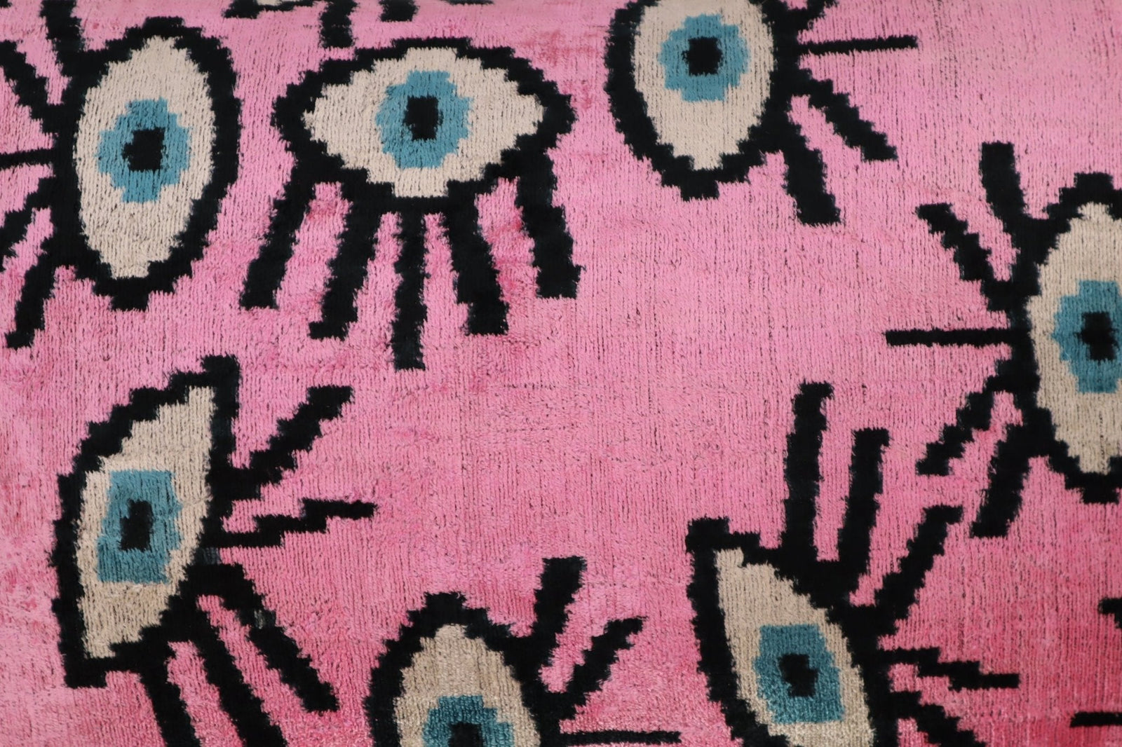 Canvello Luxury Pink Evil Eye Pillow for Couch| 16 x 24 in (40 x 60 cm)