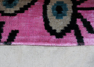 Canvello Luxury Pink Evil Eye Pillow for Couch - 16x16 inch