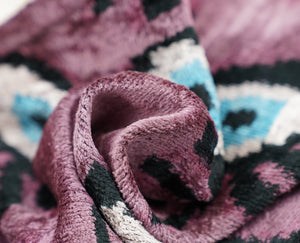 Canvello Luxury Pink Purple Evil Eye Pillow for Couch | 16 x 24 in (40 x 60 cm)