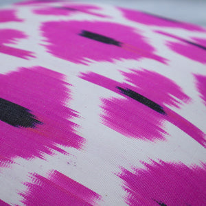 Canvello Pure Silk Dark Pink Throw Pillows - 16x16 inch