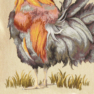 Canvello Rooster Tapestry Pillow 16' X 16'