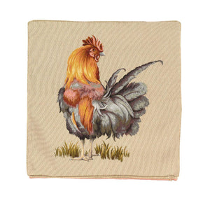 Canvello Rooster Tapestry Pillow 16' X 16'