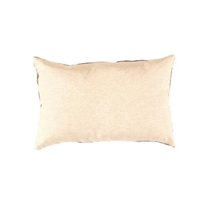 Canvello Silk Red And Blue Throw Pillows - 16"x24" (TI-107)