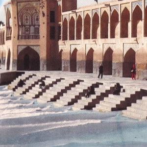 Canvello Silkroad Architecture Si-o-se-pol bridge Isfahan - 16' X 16'