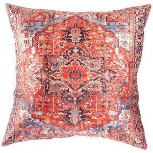 Canvello Silkroad Heriz Design Pillow -16" X 16"