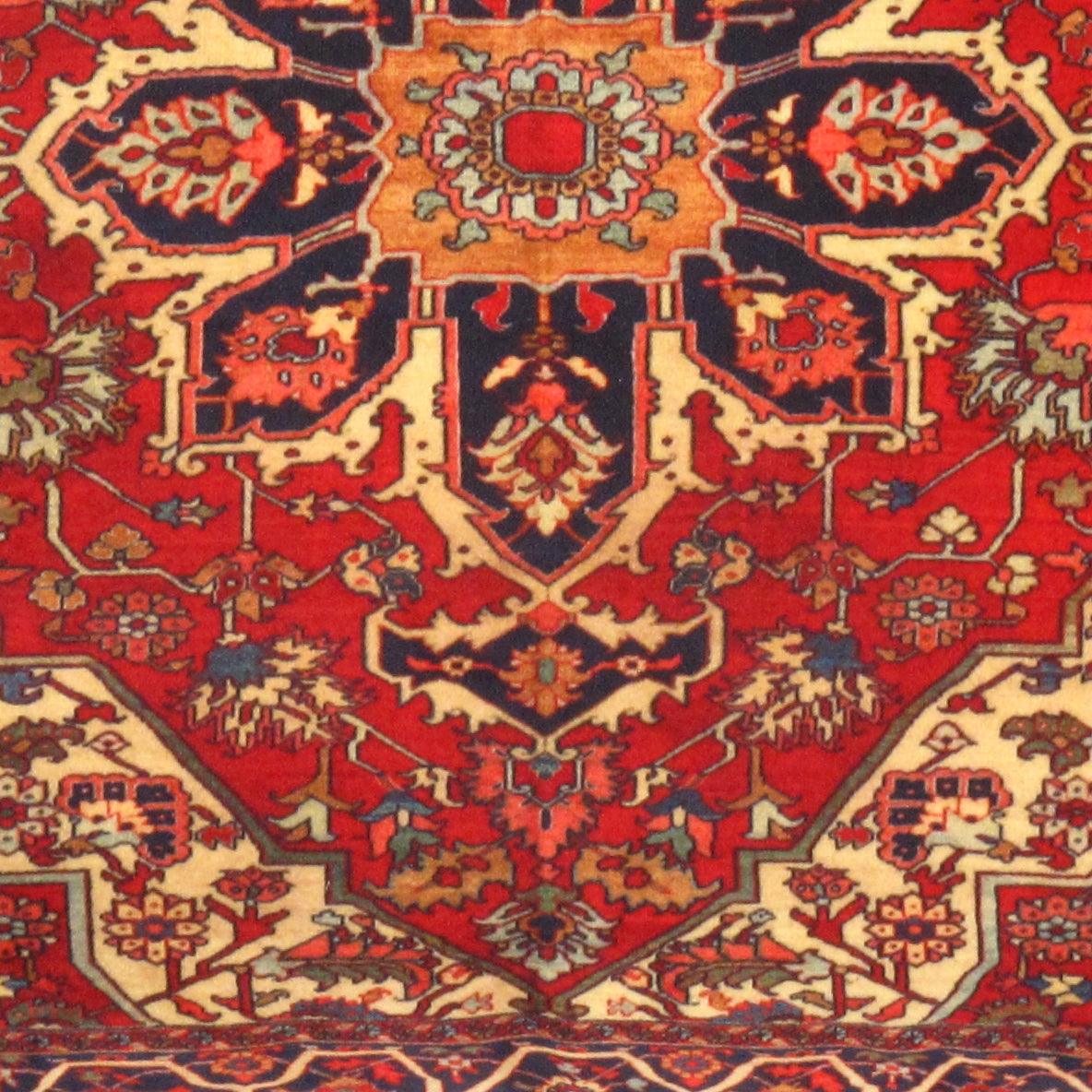 Canvello Silkroad Heriz Design Pillow - 20' X 20'