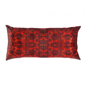 Canvello Silkroad sarouk design Throw Pillow - 15" X 30"