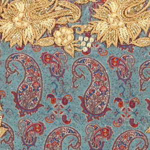 Canvello Silkroad Silk Termeh Blue 20''
