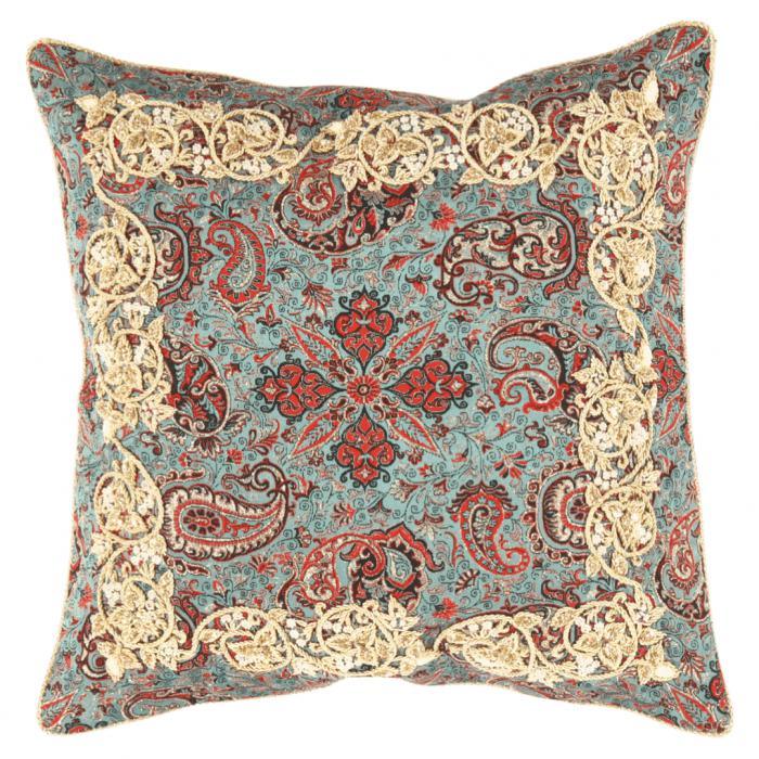 Canvello Silkroad Silk Termeh Pillow 20''