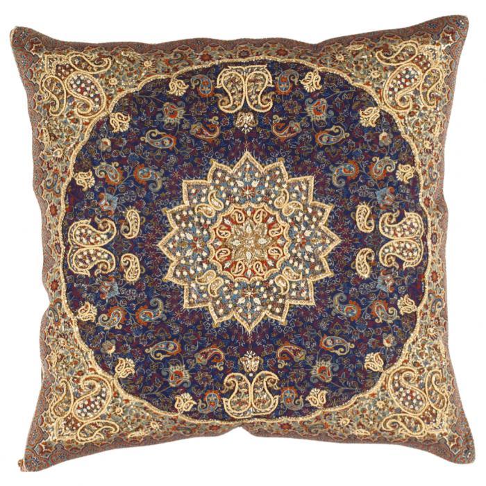 Canvello Silkroad Silk Termeh Pillow 20''