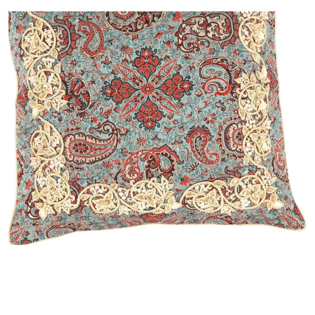 Canvello Silkroad Silk Termeh Pillow 20''