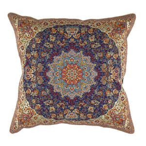 Canvello Silkroad Silk Termeh Tapestry Pillow 20''