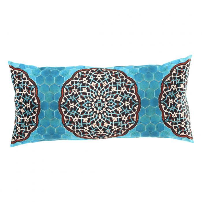 Canvello Silkroad Tile Velvet Pillow 15"X 30"
