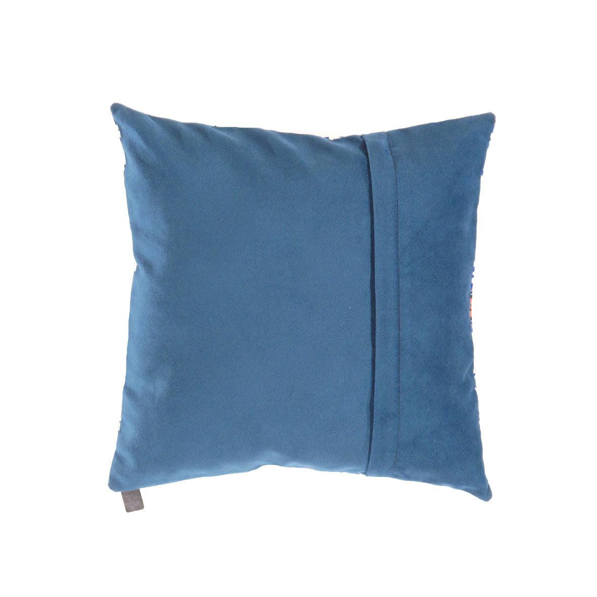 Canvello Silkroad Tile Velvet Pillow 16' X 16'