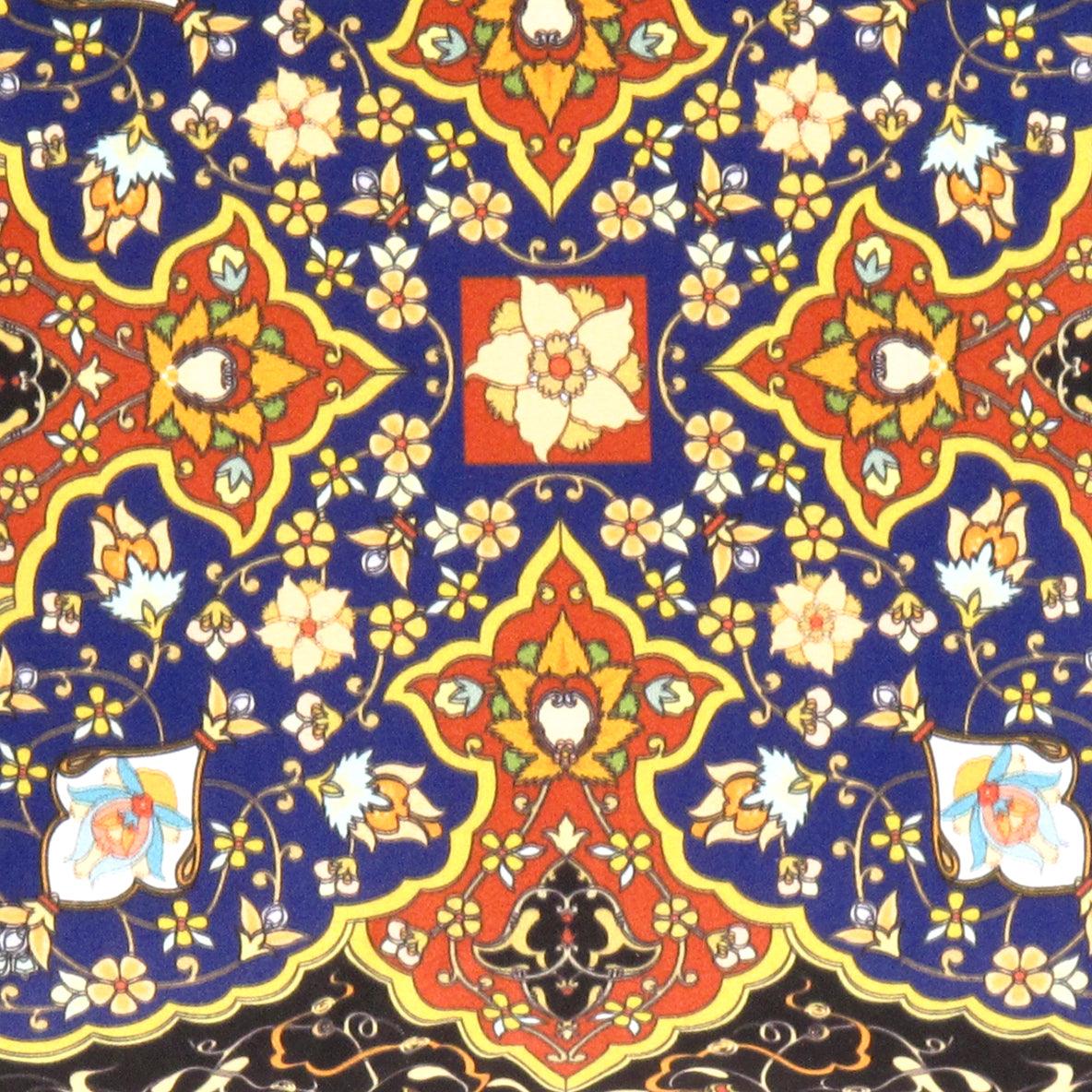 Canvello Silkroad Tile Velvet Pillow 16' X 16'