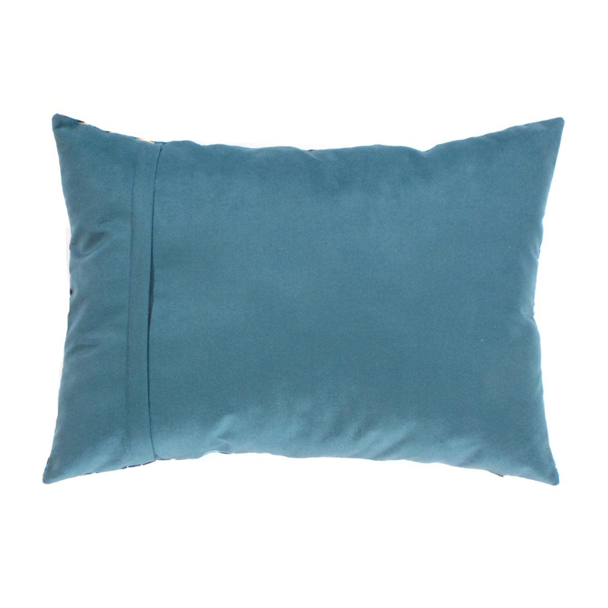 Canvello Silkroad Tile Velvet Pillow 16' X 24'