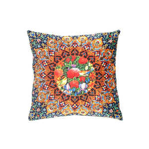 Canvello Silkroad Velvet Pillow - 16' X 16'