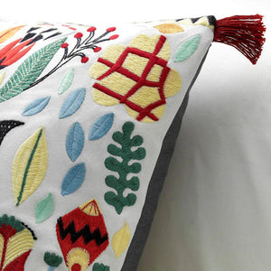 Canvello Swedish Embroidered Throw Pillows - 16x26
