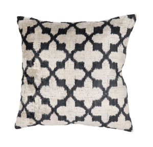 Canvello Throw Back Blavk & White Cushion For Sofa | 16 x 16 in (40 x 40 cm)